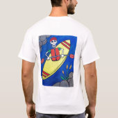 Kayaker T-Shirt van Bill (optie 1) (Achterkant)
