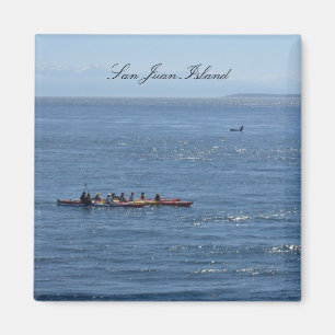 Kayakers en Orca Magneet