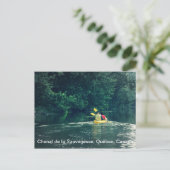 Kayakers in Quebec, Canada Briefkaart (Staand voorkant)