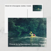Kayakers in Quebec, Canada Briefkaart (Voorkant / Achterkant)