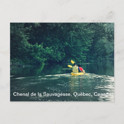 Kayakers in Quebec, Canada Briefkaart (Voorkant)
