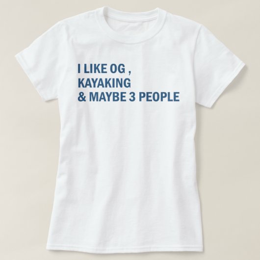 KAYAKING_397 T-SHIRT (Design voorkant)