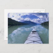 Kayaking aan het eind van Azure Lake in Wells Briefkaart (Voorkant / Achterkant)