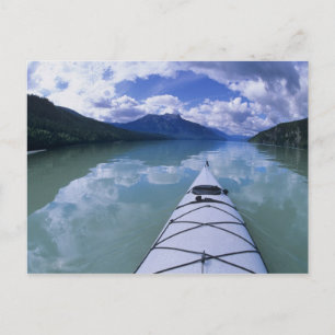 Kayaking aan het eind van Azure Lake in Wells Briefkaart