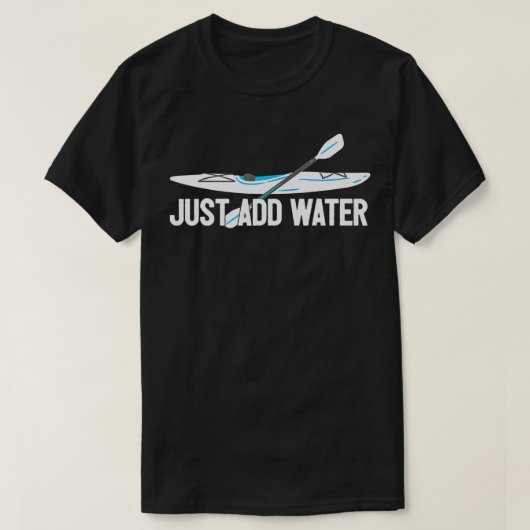 Kayaking - add Water - Kayak T-shirt (Design voorkant)
