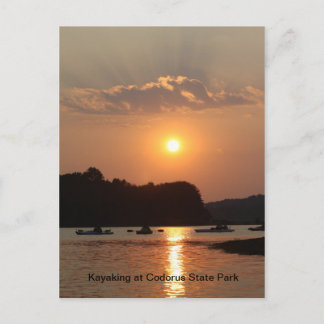 Kayaking at Codorus State Park Briefkaart