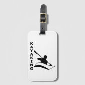 Kayaking Bagagelabel (Voorkant (verticaal))