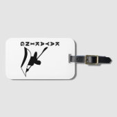 Kayaking Bagagelabel (Voorkant (horizontaal))