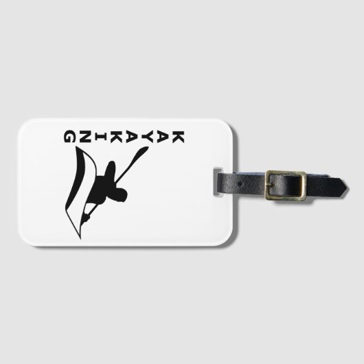 Kayaking Bagagelabel (Voorkant (horizontaal))