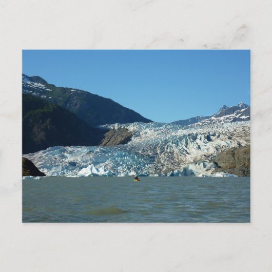 Kayaking bij de Mendenhall Glacier Briefkaart (Voorkant)