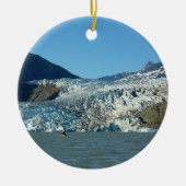 Kayaking bij de Mendenhall Glacier Keramisch Ornament (Voorkant)