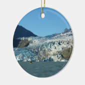 Kayaking bij de Mendenhall Glacier Keramisch Ornament (Links)