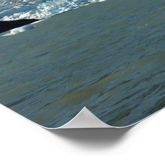 Kayaking bij de Mendenhall Glacier Poster (Hoek)