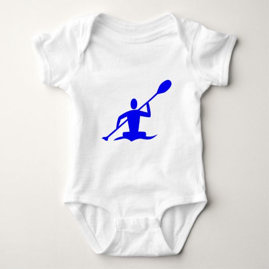 Kayaking - blauw romper (Voorkant)