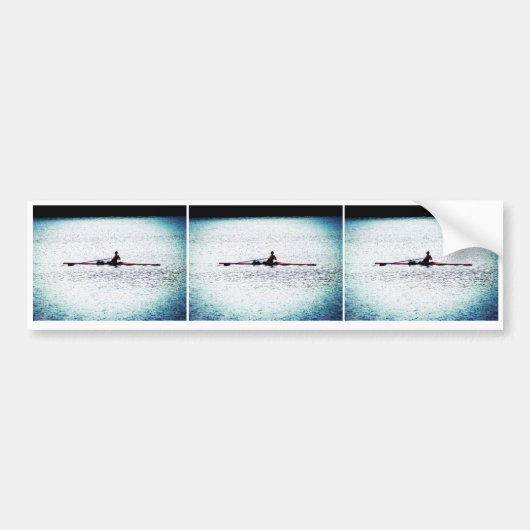 Kayaking Bumpersticker (Voorkant)