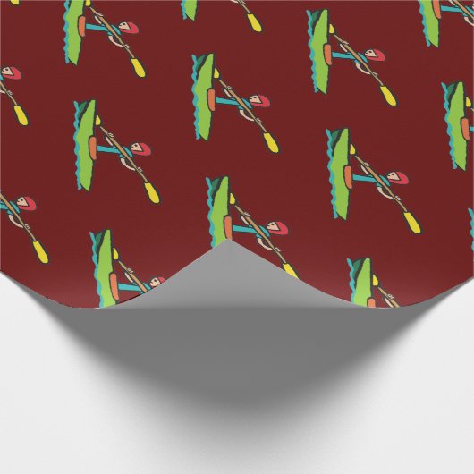 Kayaking Cadeaupapier (Hoek)