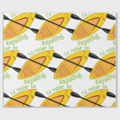 Kayaking Cadeaupapier (Vlak)
