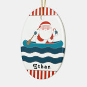 Kayaking Canoe Camping 2023 Keramisch Ornament (Links)