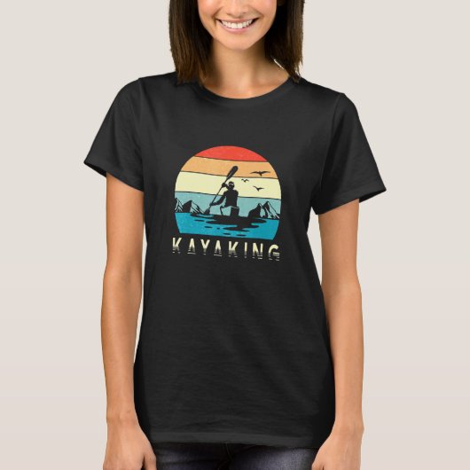 Kayaking Canoeing Camping T-shirt (Voorkant)