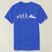 Kayaking Canoeing Evolutie T-shirt (Design voorkant)