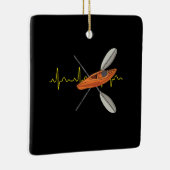 Kayaking Canoeing Keramisch Ornament (Rechts)