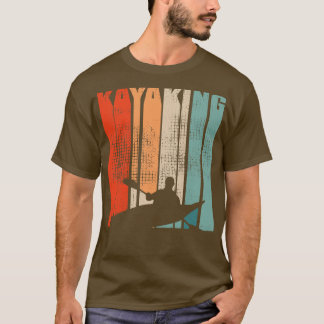 Kayaking Canoeing Retro 3 T-shirt