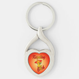 Kayaking Chick #5 Sleutelhanger