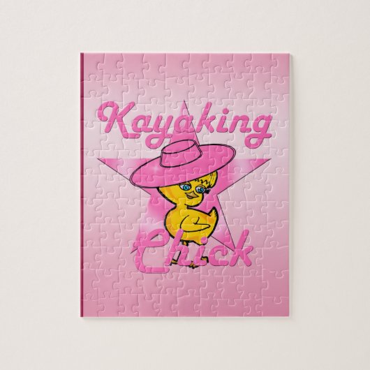 Kayaking Chick #8 Legpuzzel (Verticaal)
