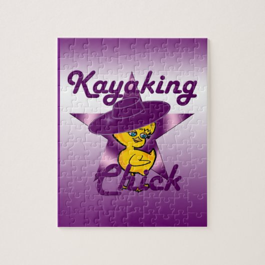 Kayaking Chick #9 Legpuzzel (Verticaal)