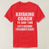 Kayaking Coach T-shirt (Design voorkant)
