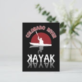 Kayaking Colorado, Kayak Briefkaart (Staand voorkant)