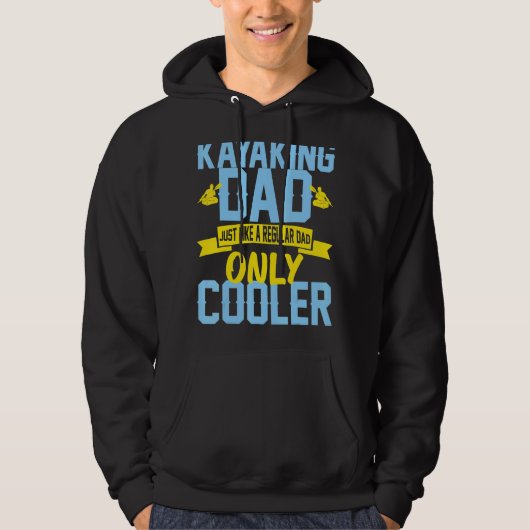 Kayaking Dad Hoodie (Voorkant)