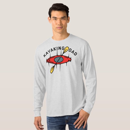 Kayaking Dad T-shirt (Voorkant volledig)