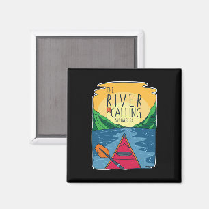 Kayaking - de rivier belt en ik moet gaan magneet