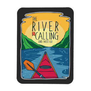 Kayaking - de rivier belt en ik moet gaan magneet