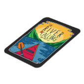 Kayaking - de rivier belt en ik moet gaan magneet (Linkerzijde)