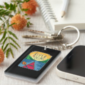 Kayaking - de rivier belt en ik moet gaan sleutelhanger (Voorkant Rechts)