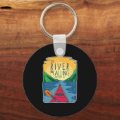 Kayaking - de rivier belt en ik moet gaan sleutelhanger (Voorkant)