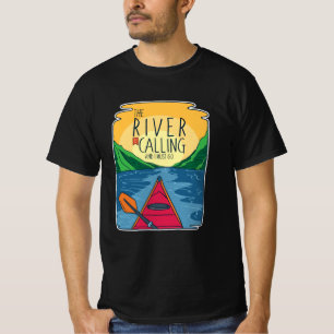 Kayaking - de rivier belt en ik moet gaan t-shirt