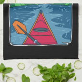 Kayaking - de rivier belt en ik moet gaan theedoek (Gevouwen)