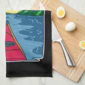 Kayaking - de rivier belt en ik moet gaan theedoek (Quarter Fold)