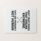 KAYAKING DISLIKE NOT HUMAN LEGPUZZEL (Horizontaal)