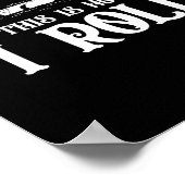 Kayaking dit is hoe ik Roll Poster (Hoek)