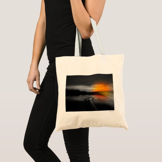 Kayaking en Zonsondergangen Tote Bag (Voorkant (product))
