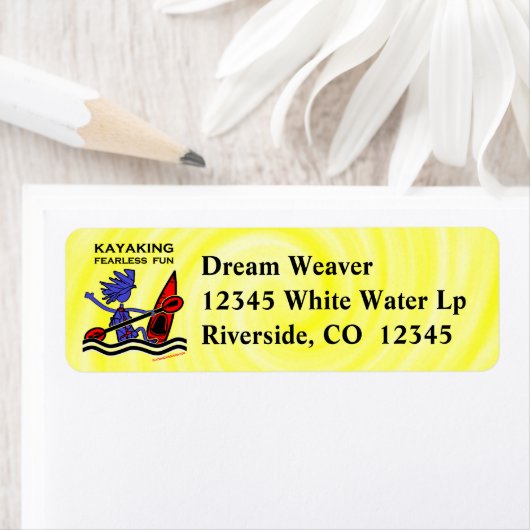 Kayaking Fearless Fun Adres Label (Insitu)