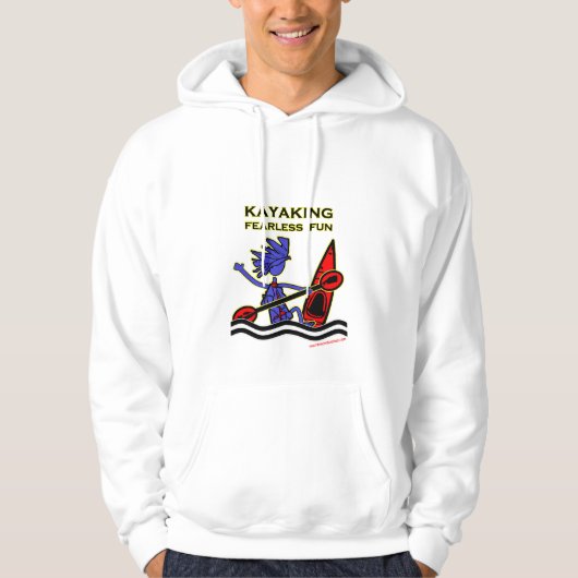 Kayaking Fearless Fun Hoodie (Voorkant)