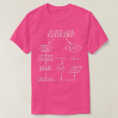 Kayaking Flow Chart T-shirt (Design voorkant)