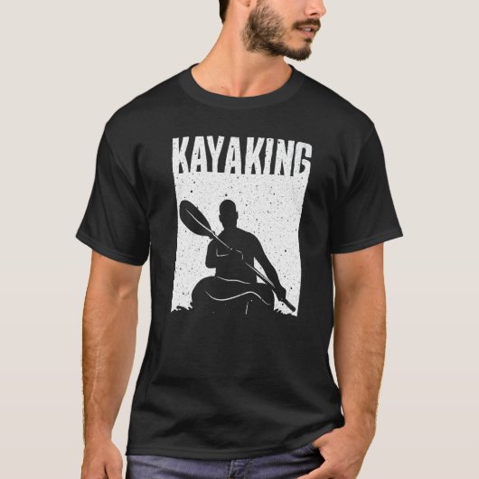 Kayaking For Men Women Kayak Rafting Row   3 T-shirt (Voorkant)