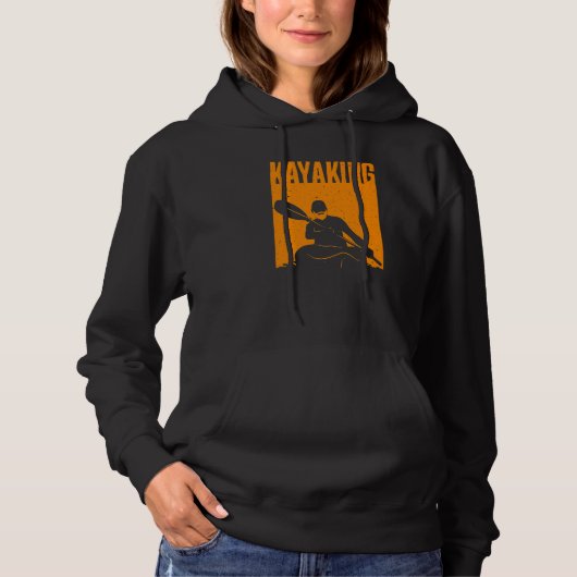 Kayaking For Men Women Kayak Rafting Row 4 Hoodie (Voorkant)