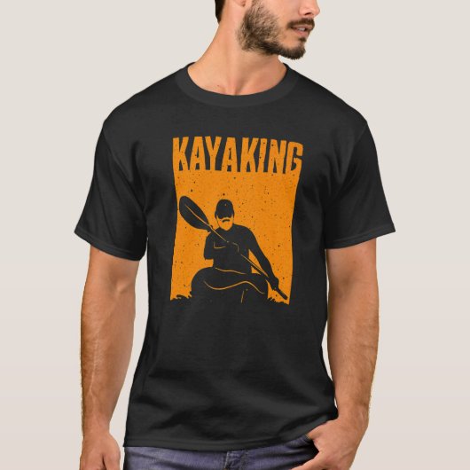 Kayaking For Men Women Kayak Rafting Row   4 T-shirt (Voorkant)